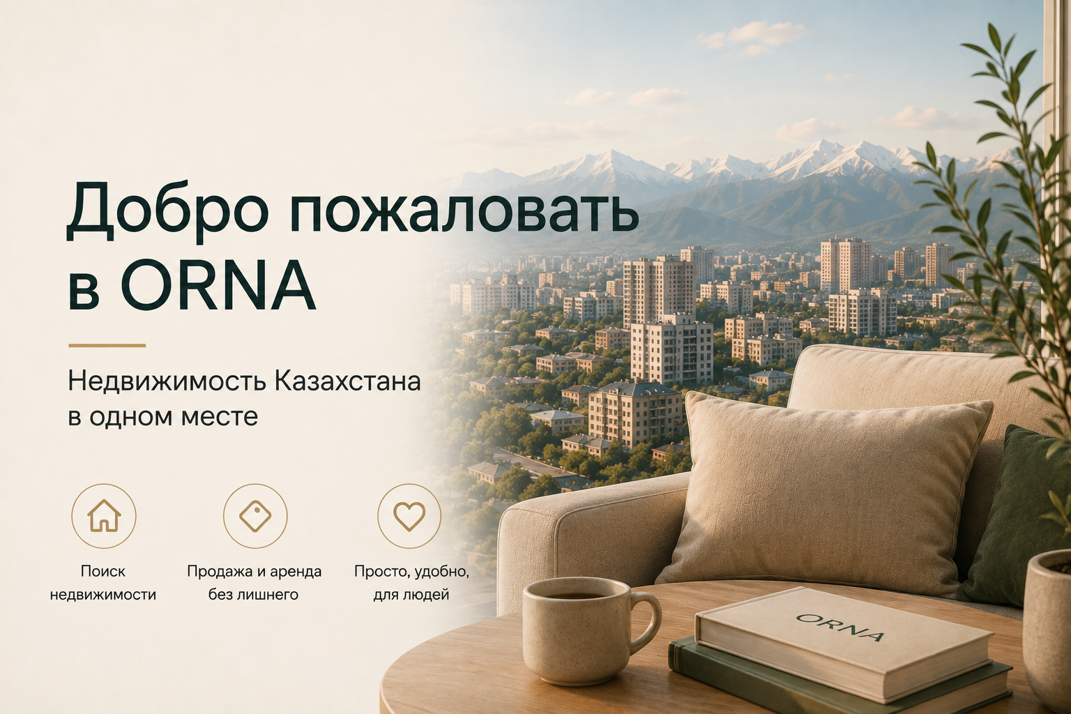 Добро пожаловать в ORNA — недвижимость Казахстана в одном месте